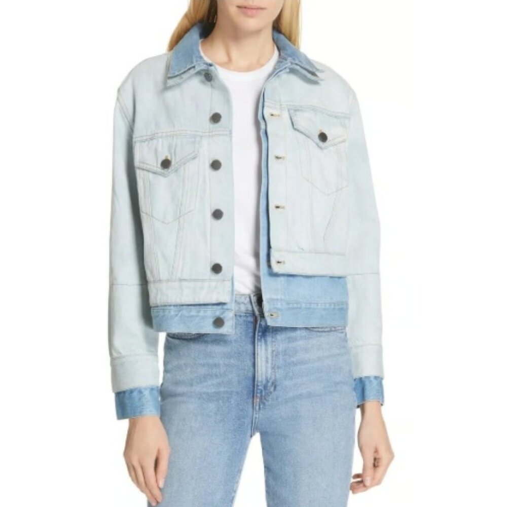 Alice + Olivia Two Tone Double Jacket